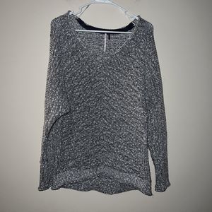 Free People Woman XS Sweater Grey Gray V Neck